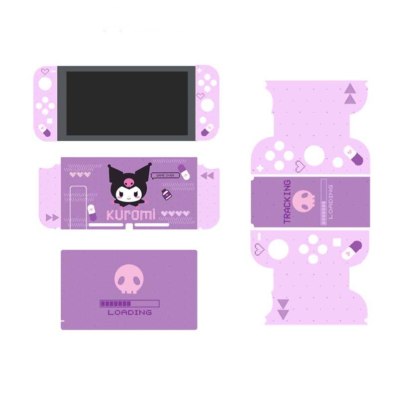 cute nintendo switch skin kawaii switch decal cover dock stickers (7)