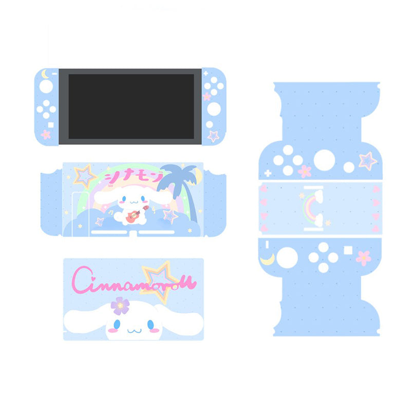 cute nintendo switch skin kawaii switch decal cover dock stickers (8)