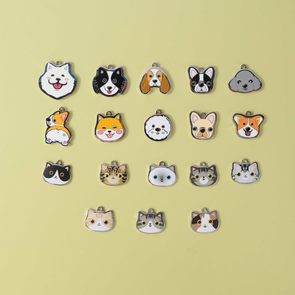 Pug Dog ID Tag with Free Engraving